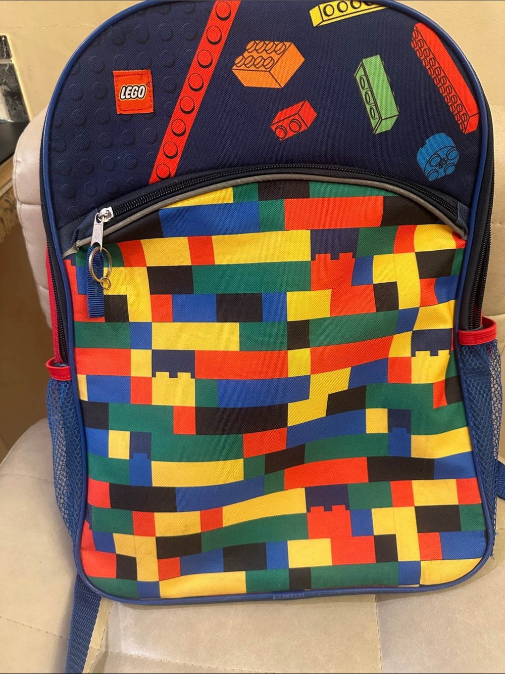 LEGO Multicolor Brick Design Backpack
